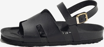 Bayton Sandal 'WARHOL' in Black: front