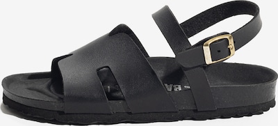 Sandale 'WARHOL' Bayton pe negru, Vizualizare produs