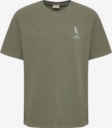 !Solid Shirt 'Ismail' in Green: front