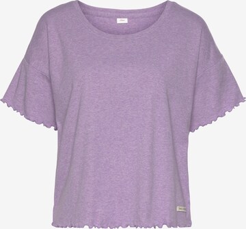 T-shirt s.Oliver en violet : devant