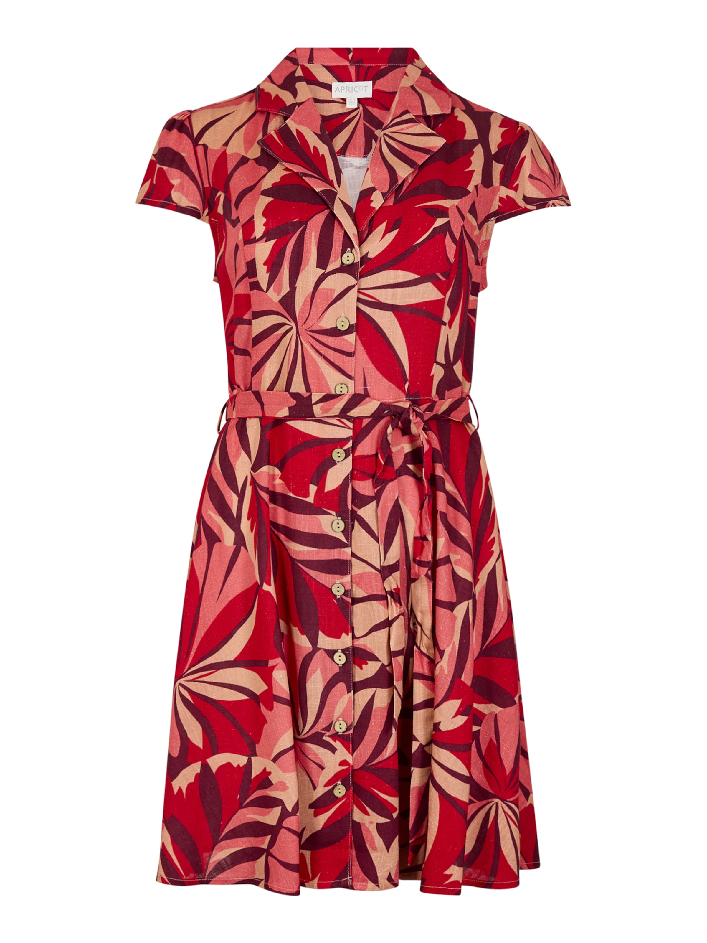 Robe ' ' Apricot en rouge : devant