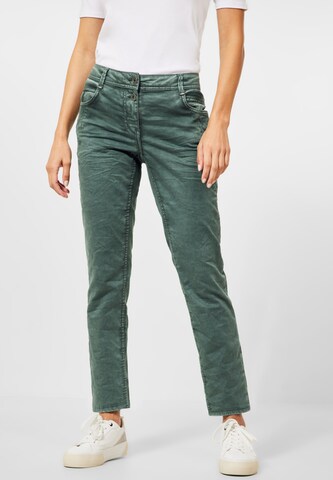 CECIL Regular Jeans in Grün: predná strana