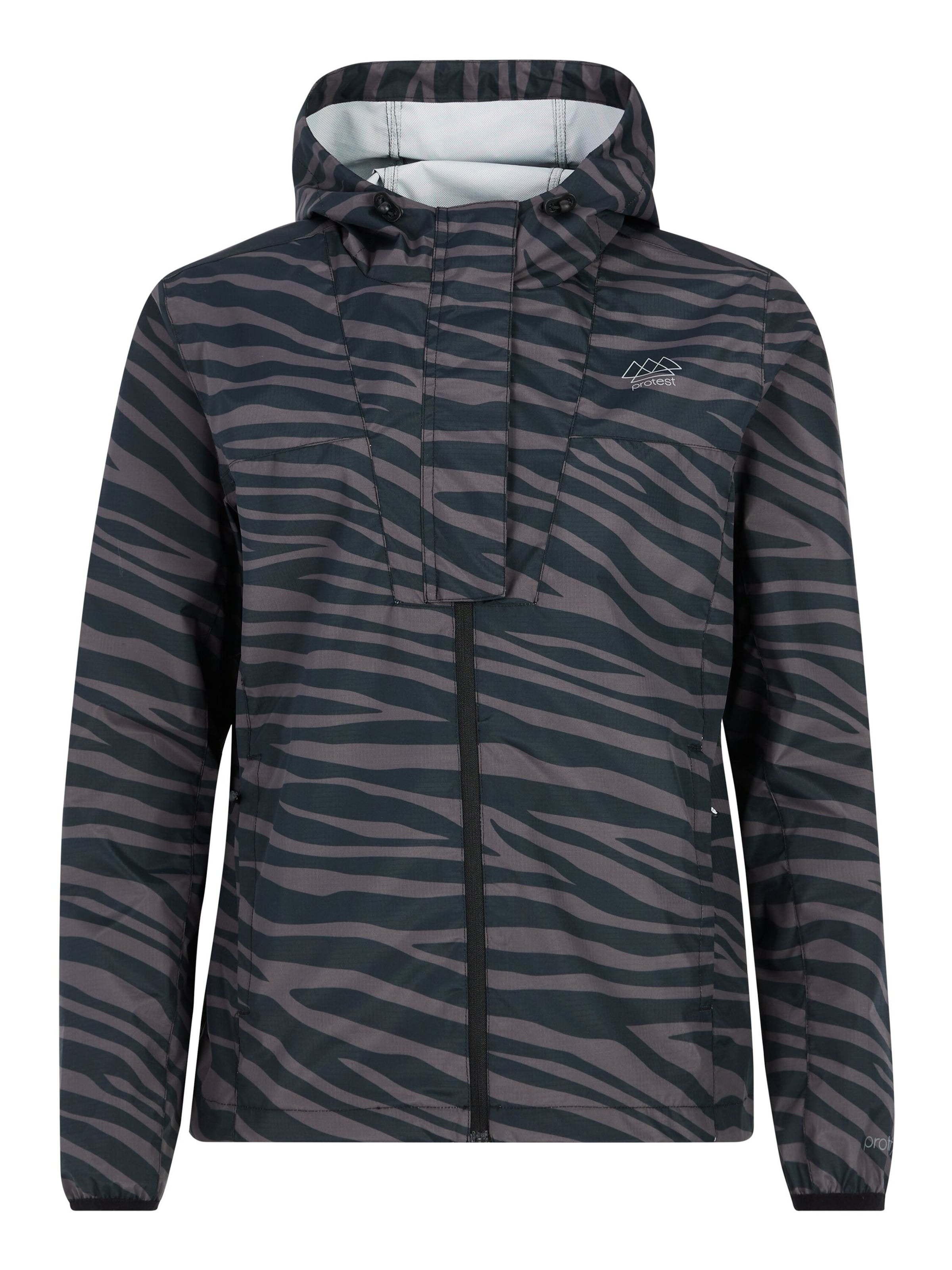 PROTEST Winterjacke 'PRTFleur'‌‌‌‌ in Schwarz: Vorderseite