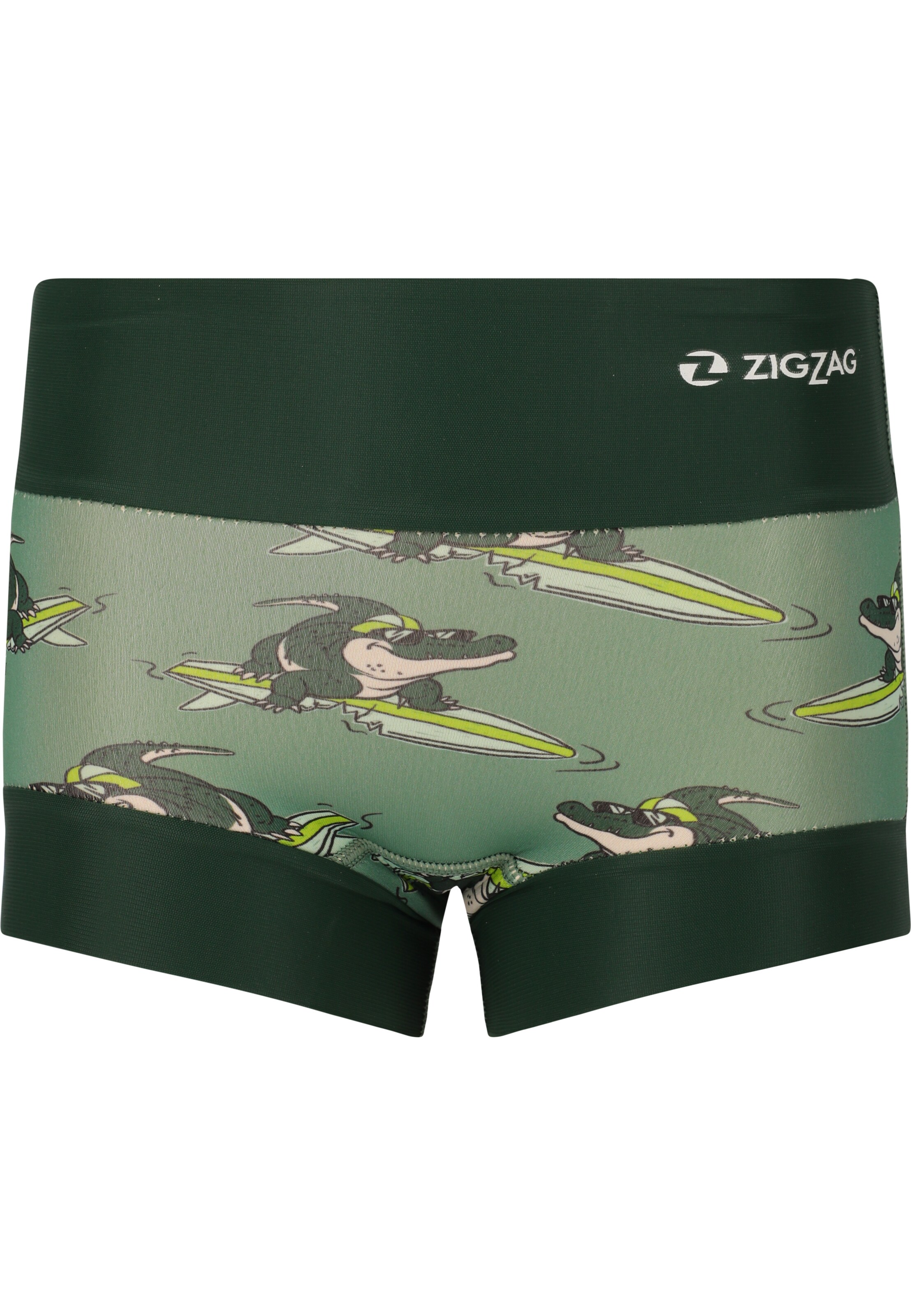 ZigZag Schwimm-Windel 'Lamai' in Grün: Vorderseite