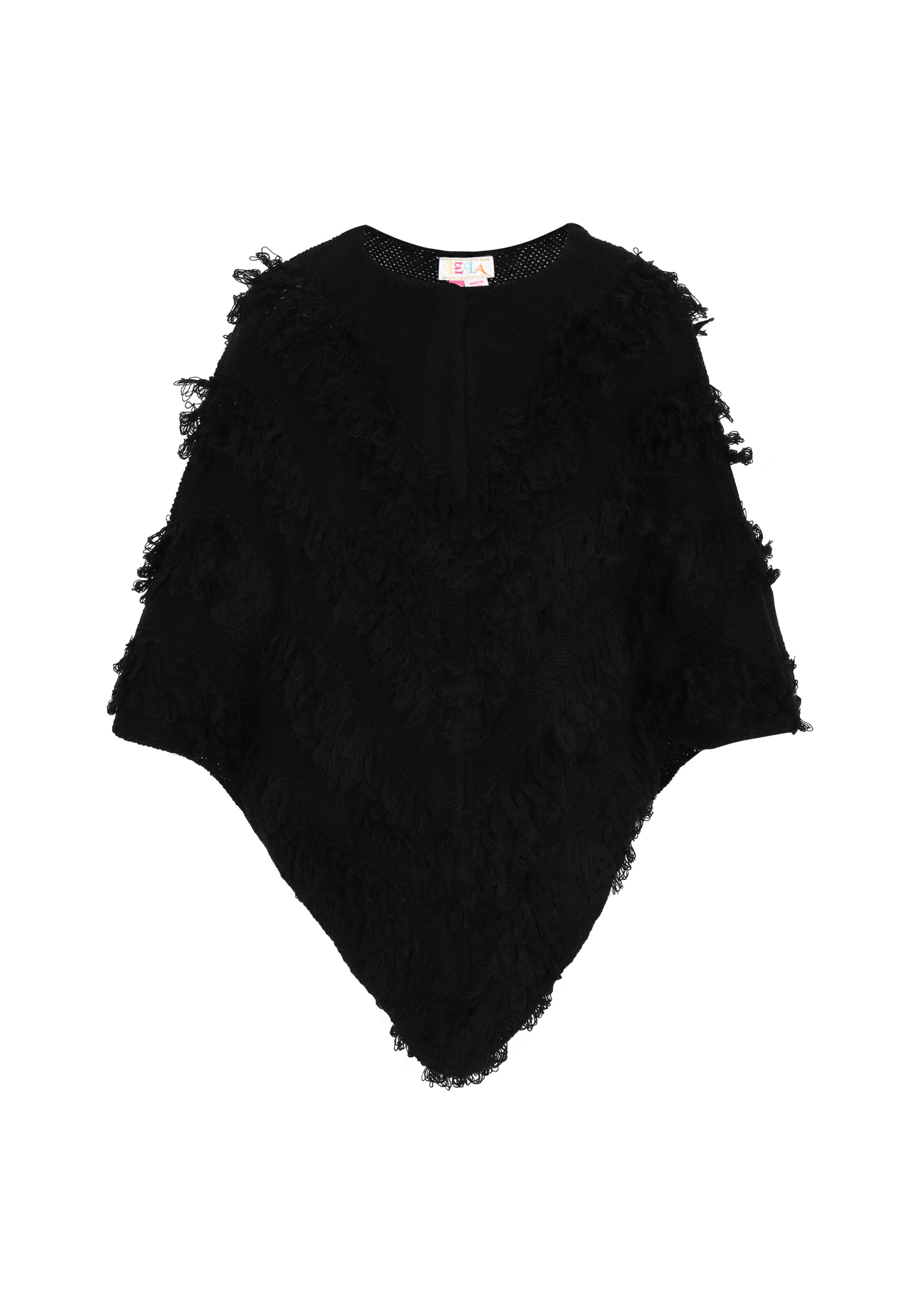 IZIA Peleryna w kolorze czarny: przód