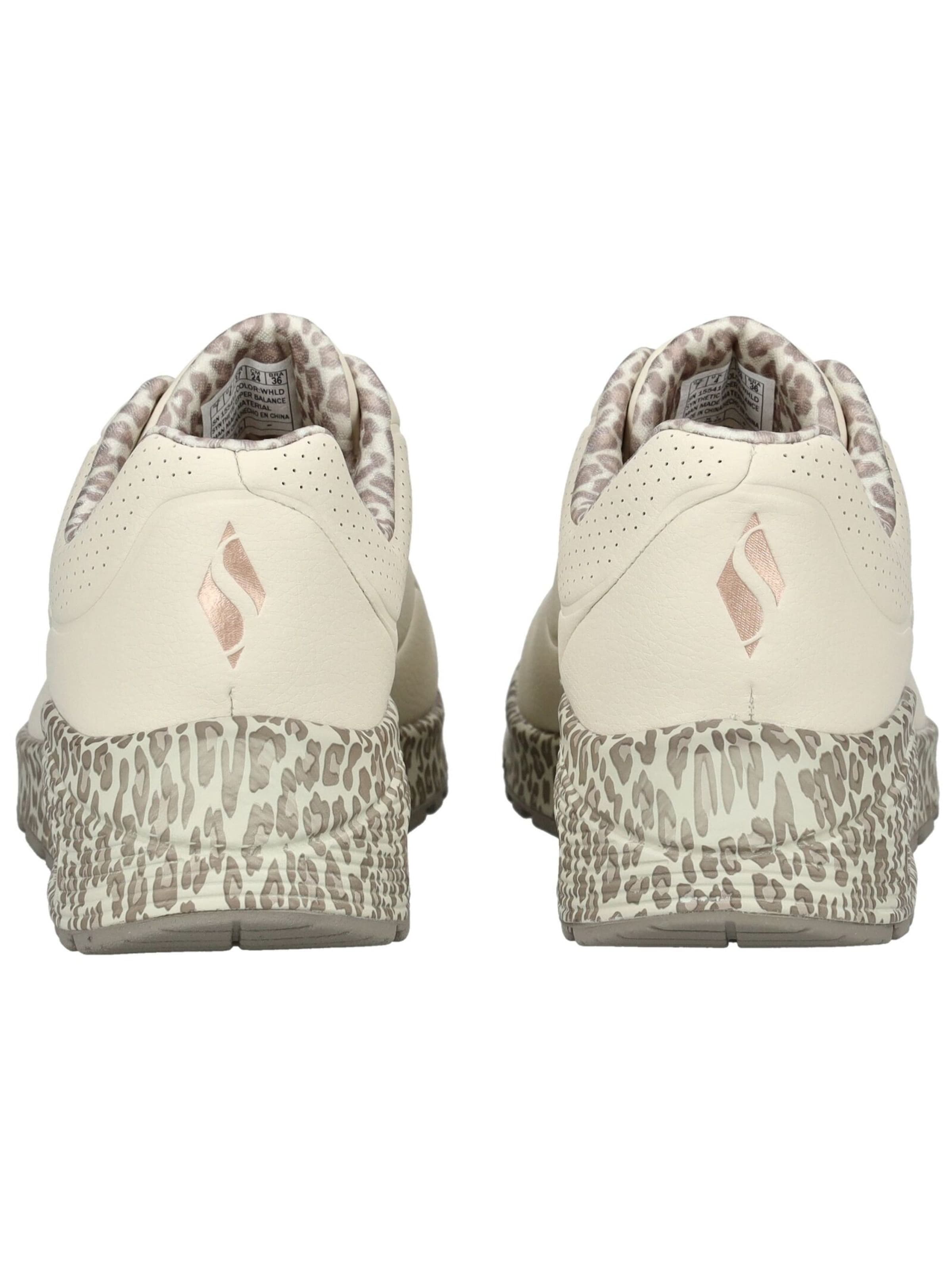 SKECHERS Platform trainers 'Uno-Safari Time' in White