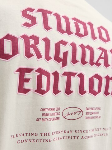 T-Shirt 'JORMEADOWS' JACK & JONES en blanc