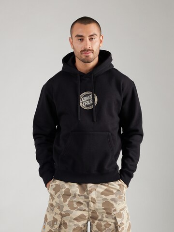 Santa Cruz Sweatshirt in Black: front