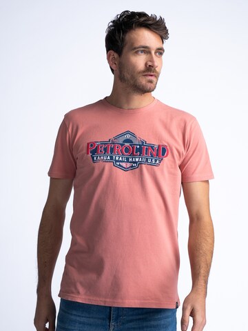 Petrol Industries Shirt 'Mariner' in Roze: voorkant