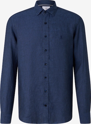 BOGNER Regular Fit Hemd 'Timi' in Blau: Vorderseite