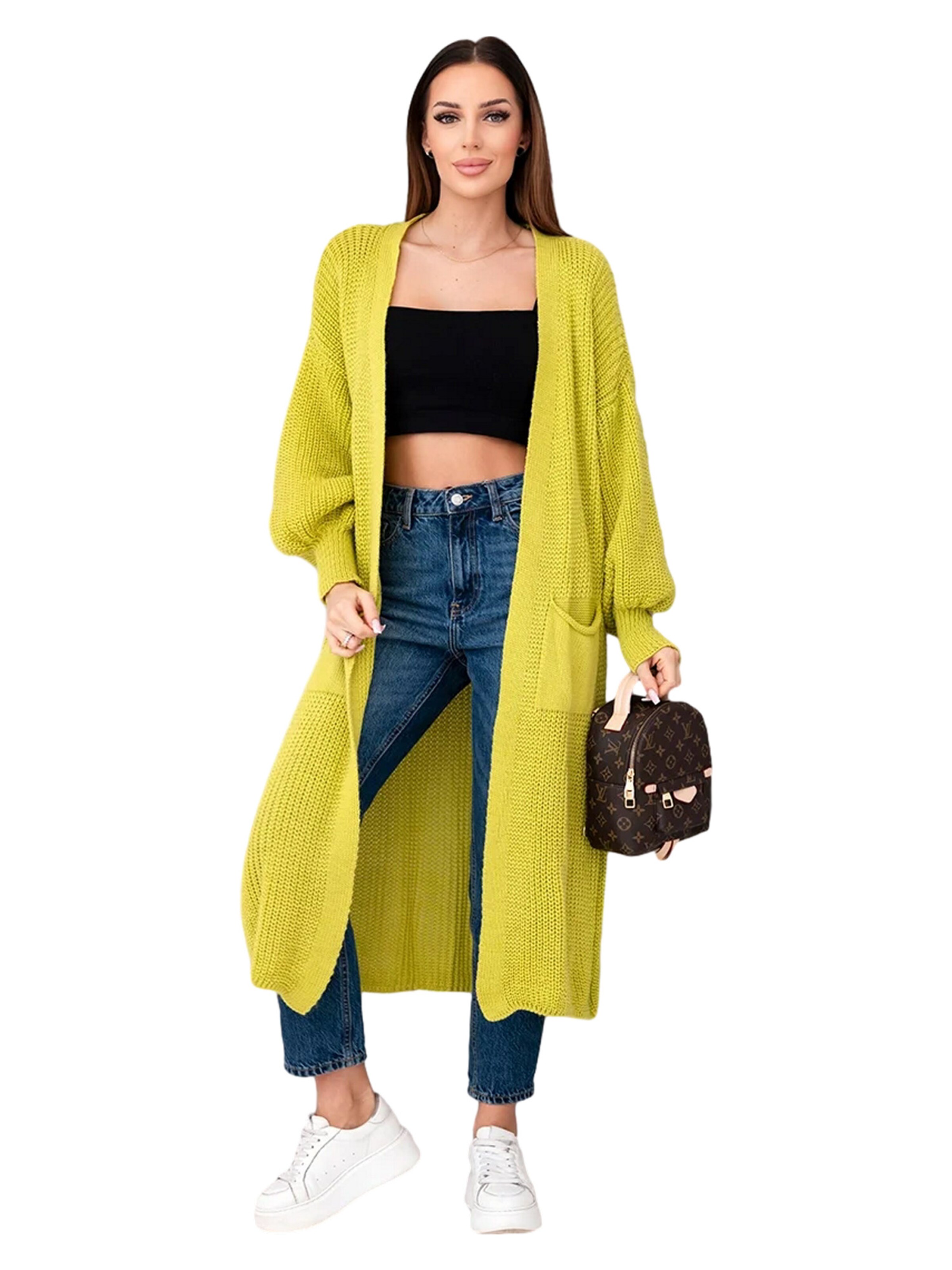 Lumera Kardigán 'Rubis' - Zelená: predná strana
