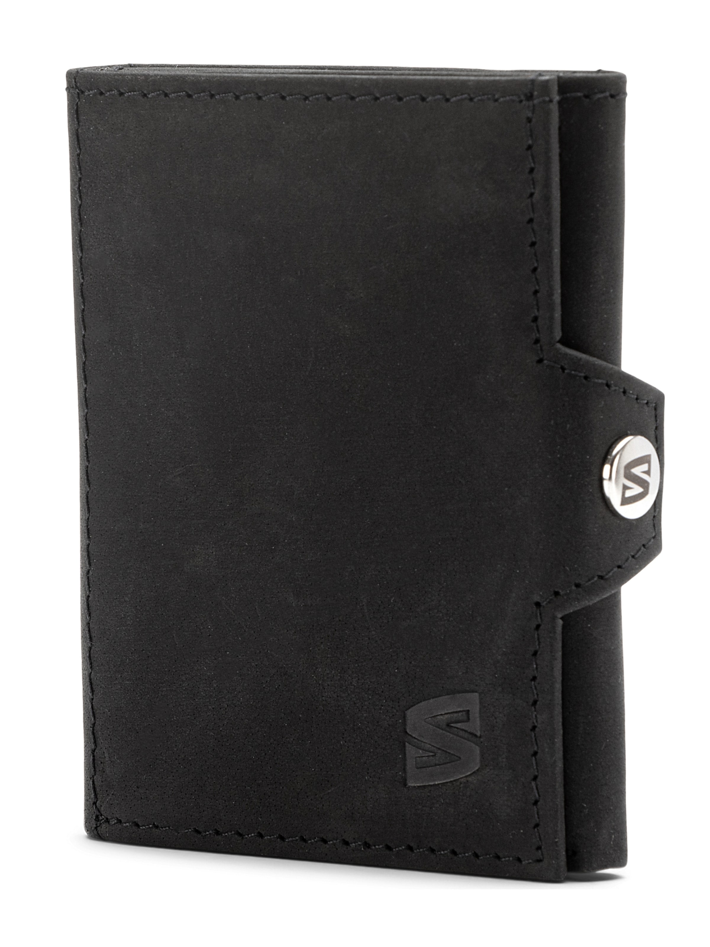 Porte-monnaies 'Genius' SERASAR en noir : devant