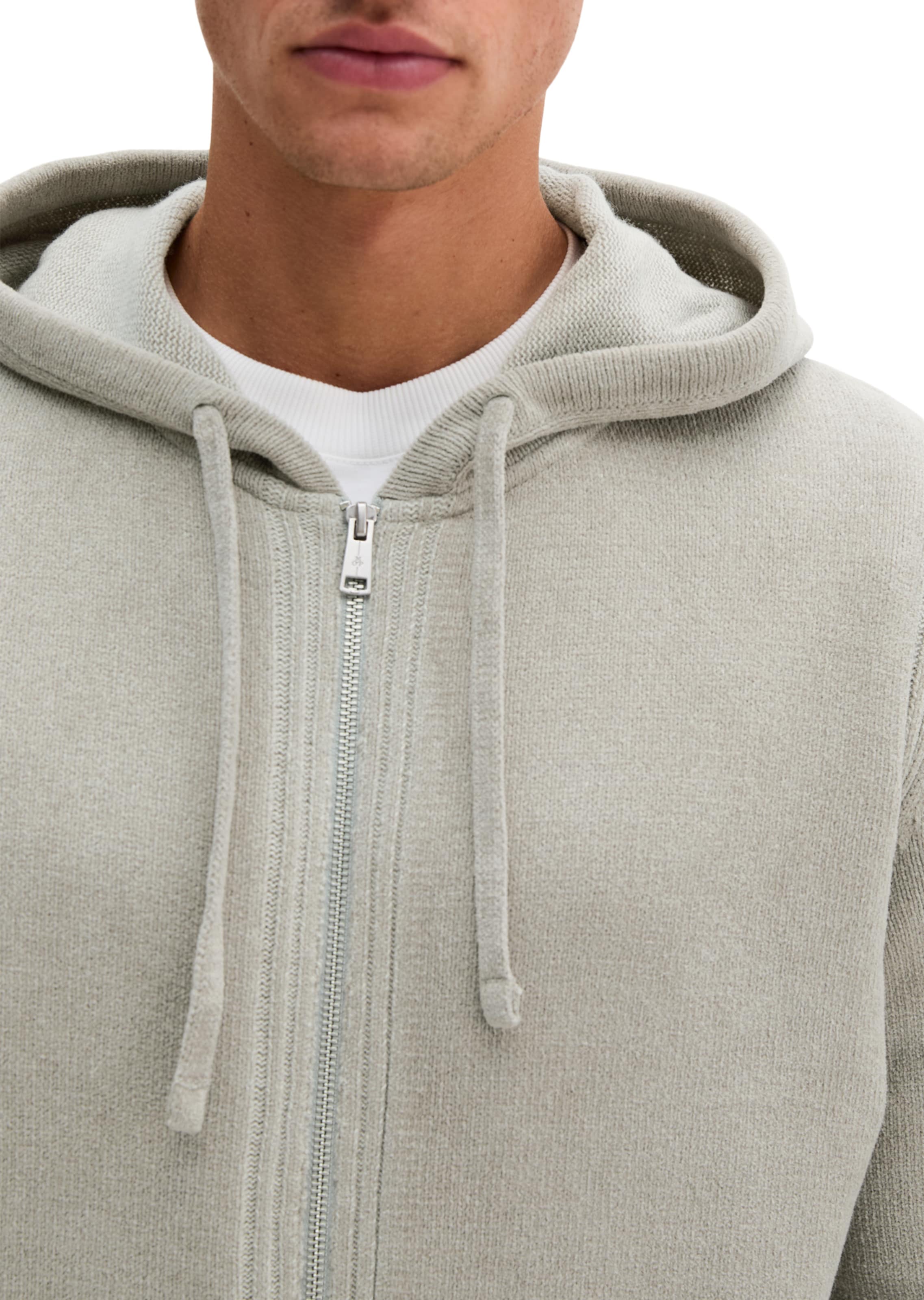 Marc O'Polo Strickjacke in Braun: Vorderseite