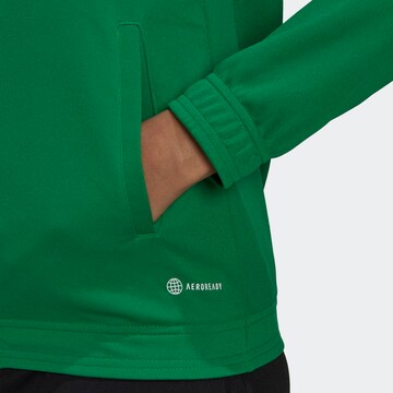 ADIDAS PERFORMANCE - Sudadera con cremallera deportiva 'ENT22' en verde