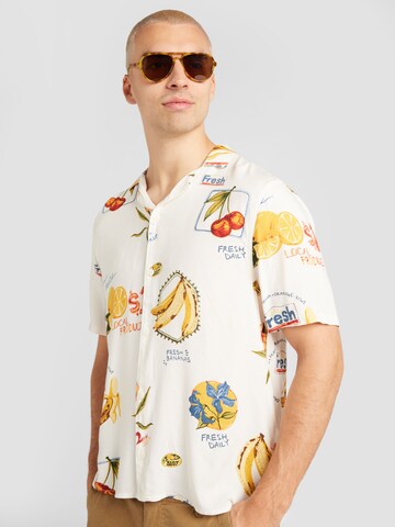 HOLLISTER Средняя посадка Рубашка в Белый