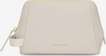 Kapten & Son Cosmetic Bag 'Trevi Sandstone' in Beige: front