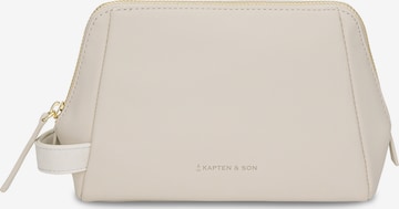 Kapten & Son Kosmetiktaske 'Trevi Sandstone' i beige: forside