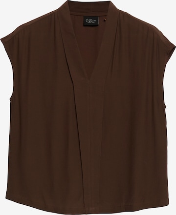 s.Oliver Bluse in Braun: Vorderseite