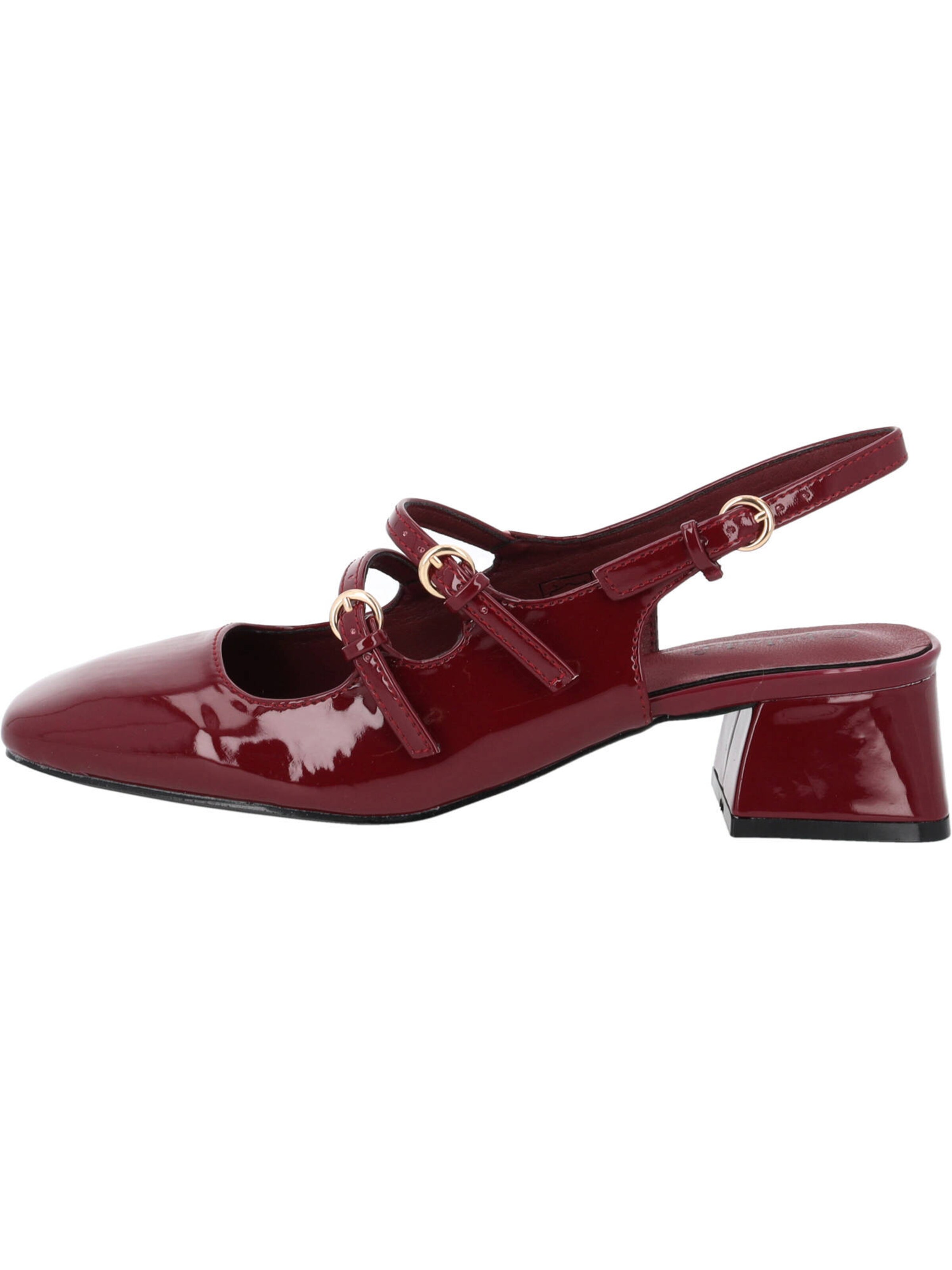 Escarpins à bride arrière 'Guhala' Palado en rouge