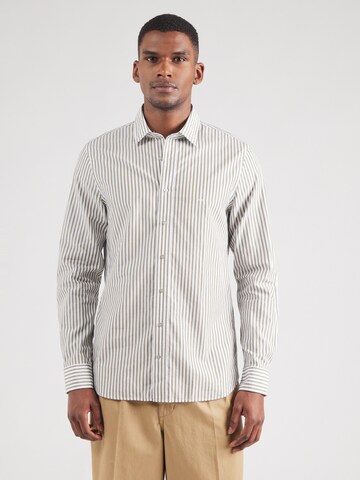 Michael Kors - Ajuste estrecho Camisa en verde: frente