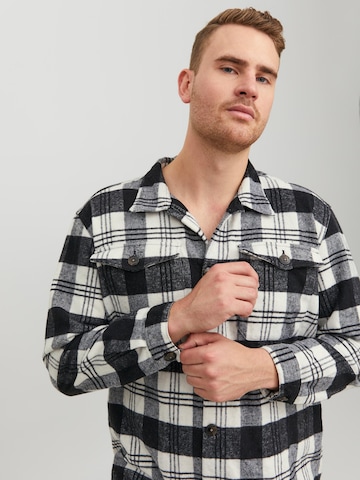 Regular fit Cămașă 'Ollie' de la Jack & Jones Plus pe negru