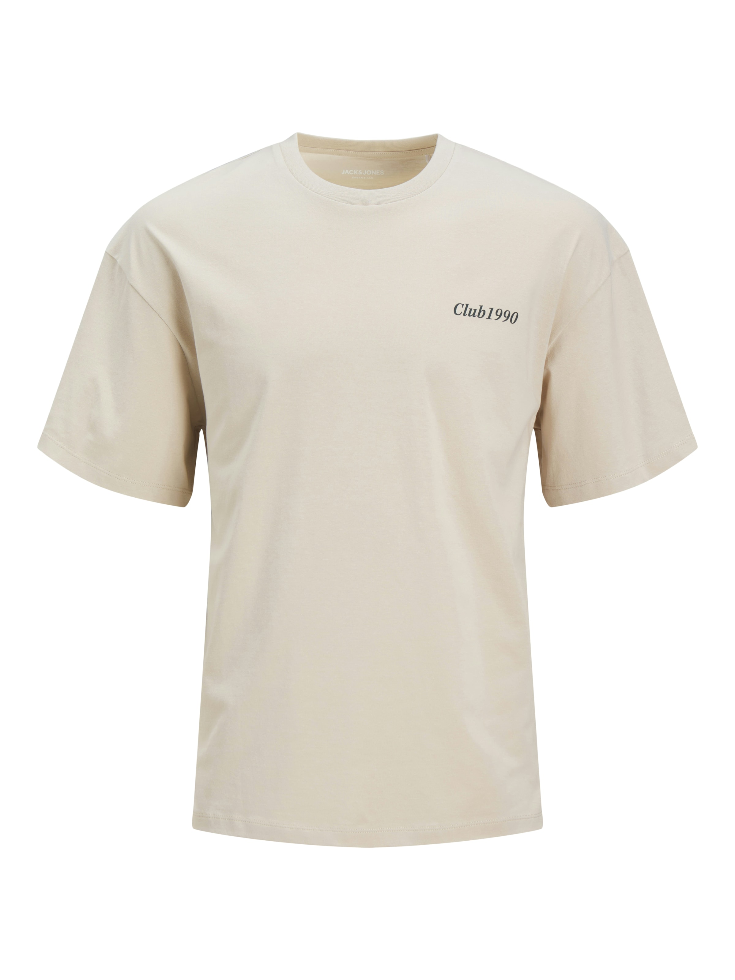 JACK & JONES Tričko 'JJEBradley' – béžová: přední strana