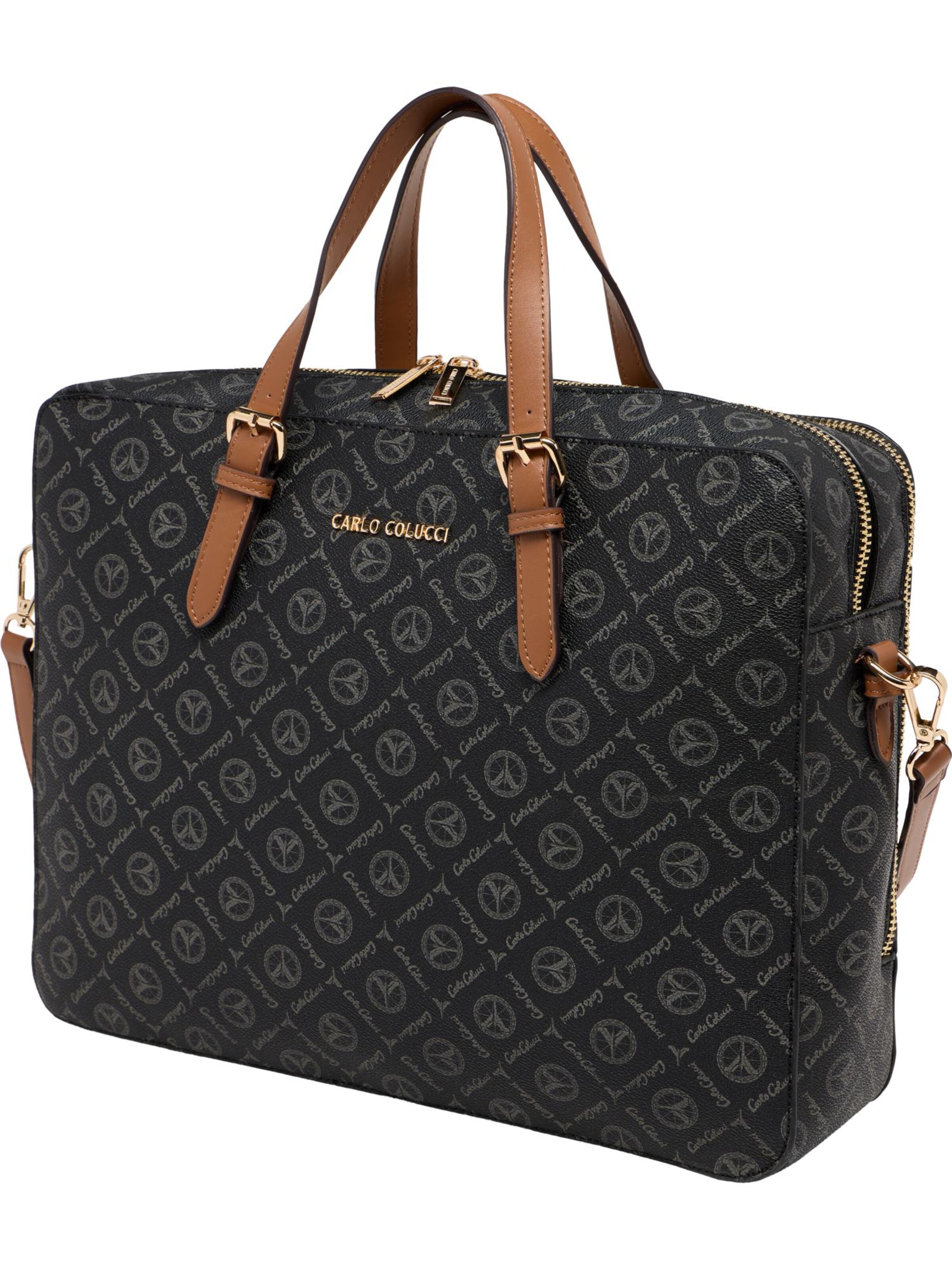 Carlo Colucci Laptop bag ' Desiderati ' in Black