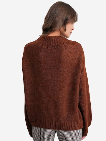 MixRay Sweter 'Pullover' w kolorze brązowy