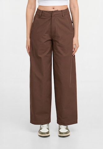 Loosefit Pantaloni 'Zanna' di 2Y Studios in marrone: frontale