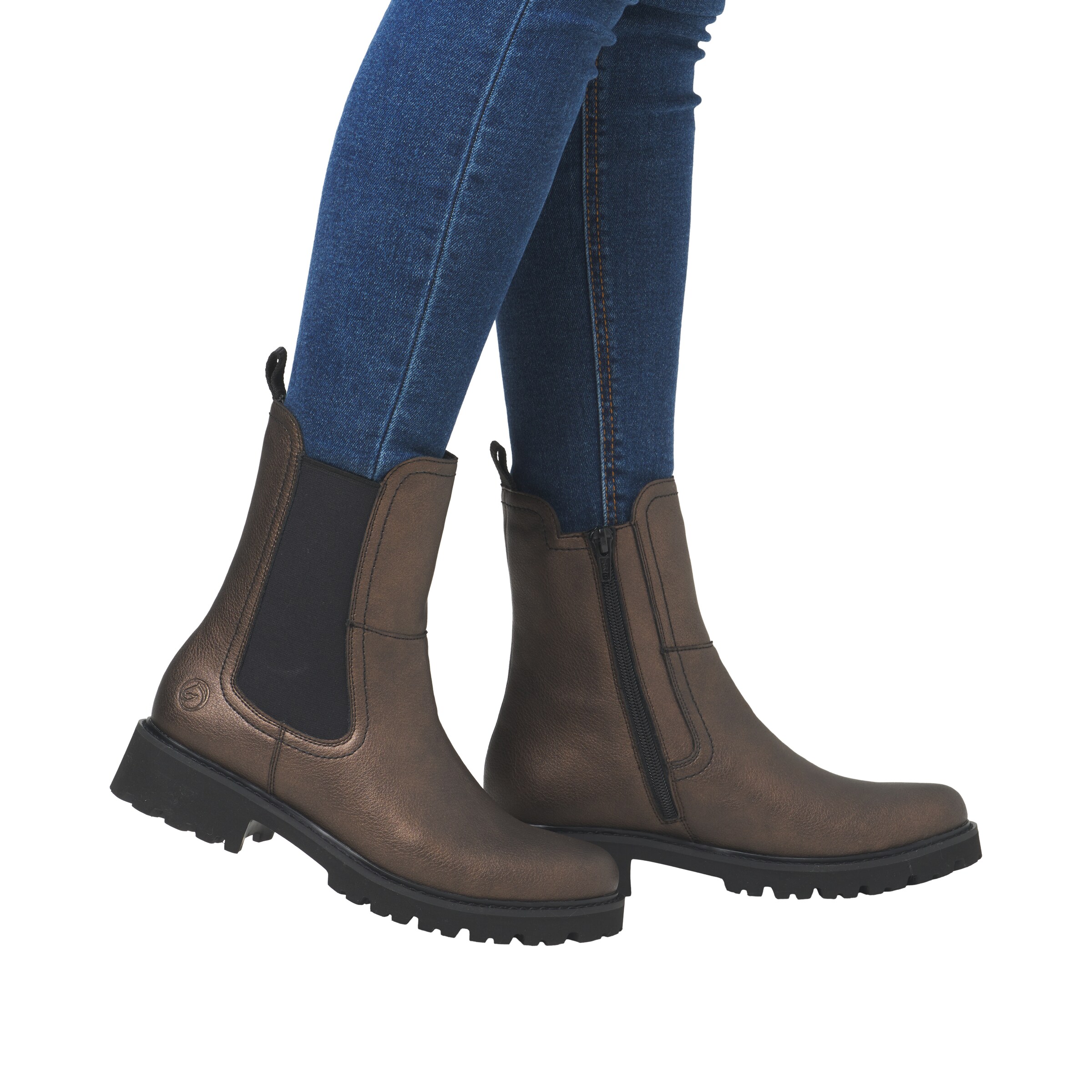 REMONTE Chelsea boots 'D8694' in Brown