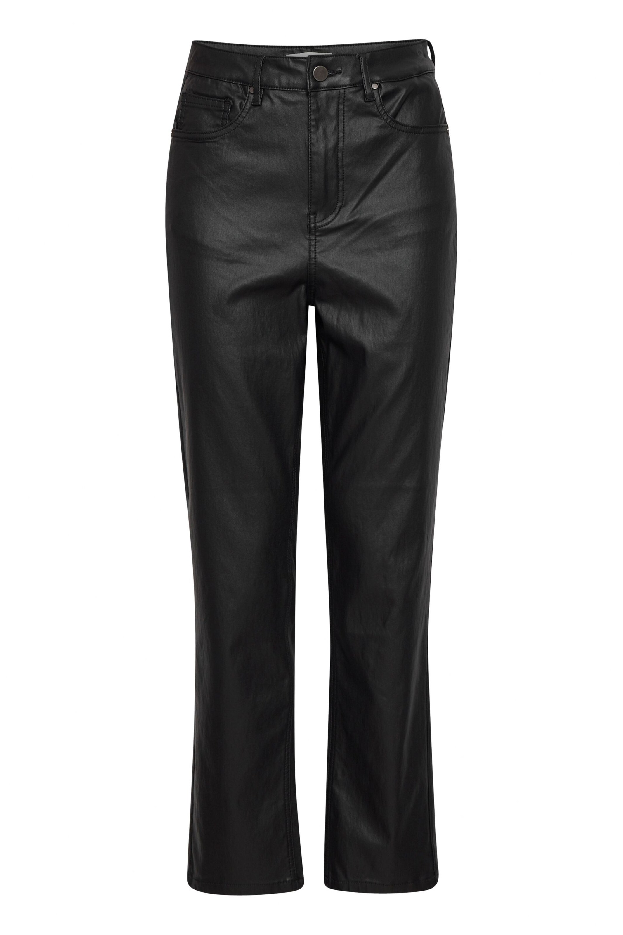 b.young Normální Kalhoty – černá: přední strana