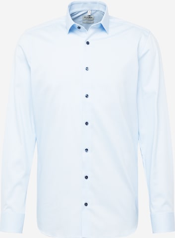 OLYMP Slim fit Zakelijk overhemd 'Level 5' in Blauw: voorkant