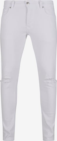 2Y Premium Skinny Jeans in White: front