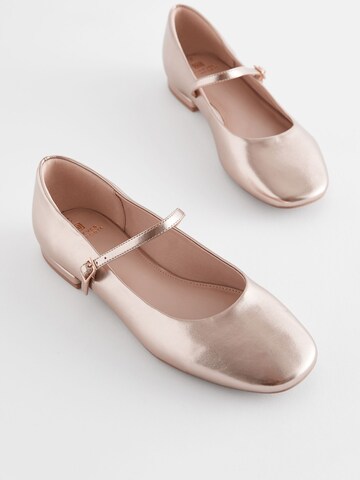 Next Strap ballerina in Pink