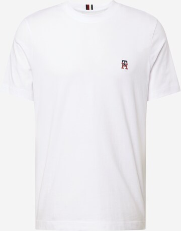 T-Shirt TOMMY HILFIGER en blanc : devant