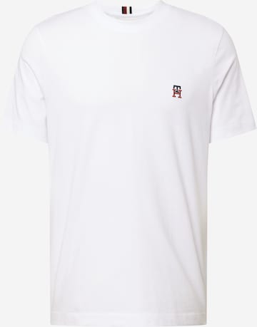 T-Shirt TOMMY HILFIGER en blanc : devant