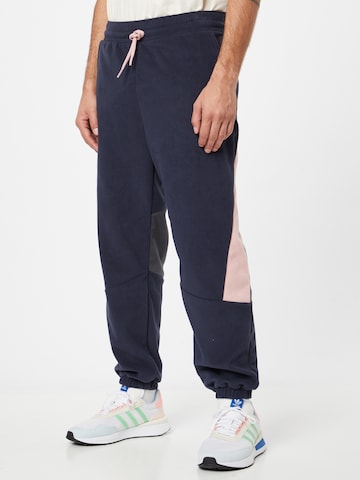 ADIDAS SPORTSWEAR Tapered Sportbroek in Blauw: voorkant