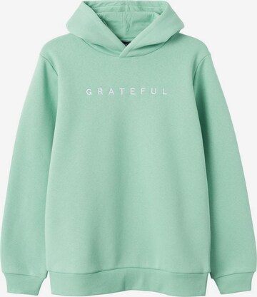 NAME IT Sweatshirt in Groen: voorkant