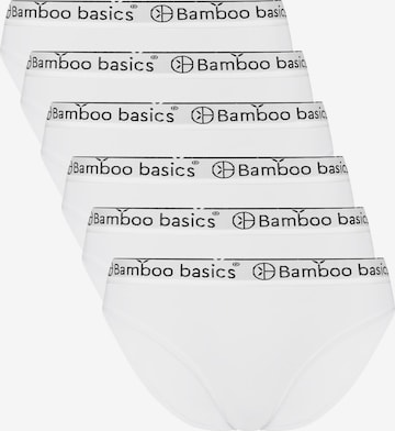 Slip Bamboo basics en blanc : devant