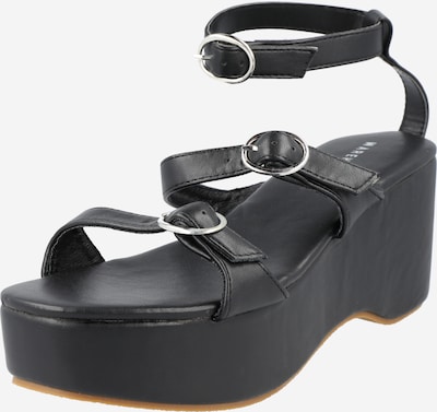 Warehouse Strap sandal in Black, Item view