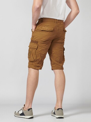 Regular Jeans cargo KOROSHI en marron