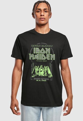 Merchcode Shirt 'Powerslave - Japanese Flyer' in Schwarz: Vorderseite