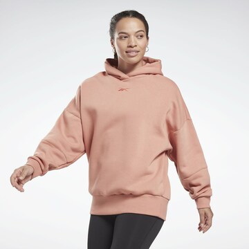 Reebok Sport sweatshirt i rosa: framsida