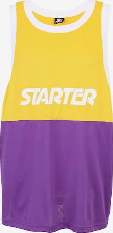 T-Shirt Starter en jaune : devant