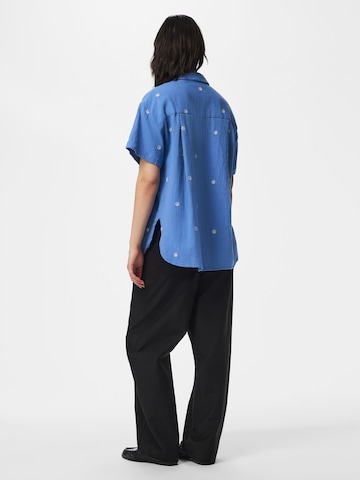PIECES Blouse 'PCSastina' in Blauw