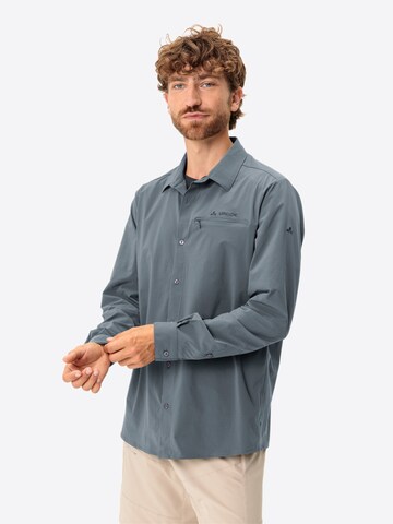 VAUDE Regular fit Functioneel overhemd 'Farley' in Grijs: voorkant