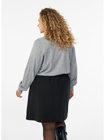 Zizzi Pullover 'Caella' in Grau