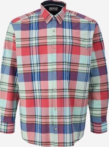 s.Oliver Men Big Sizes Regular fit Button Up Shirt in Mixed colors: front