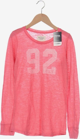 Abercrombie & Fitch Langarmshirt M in Pink: predná strana