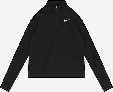 NIKE Functioneel shirt in Zwart: voorkant